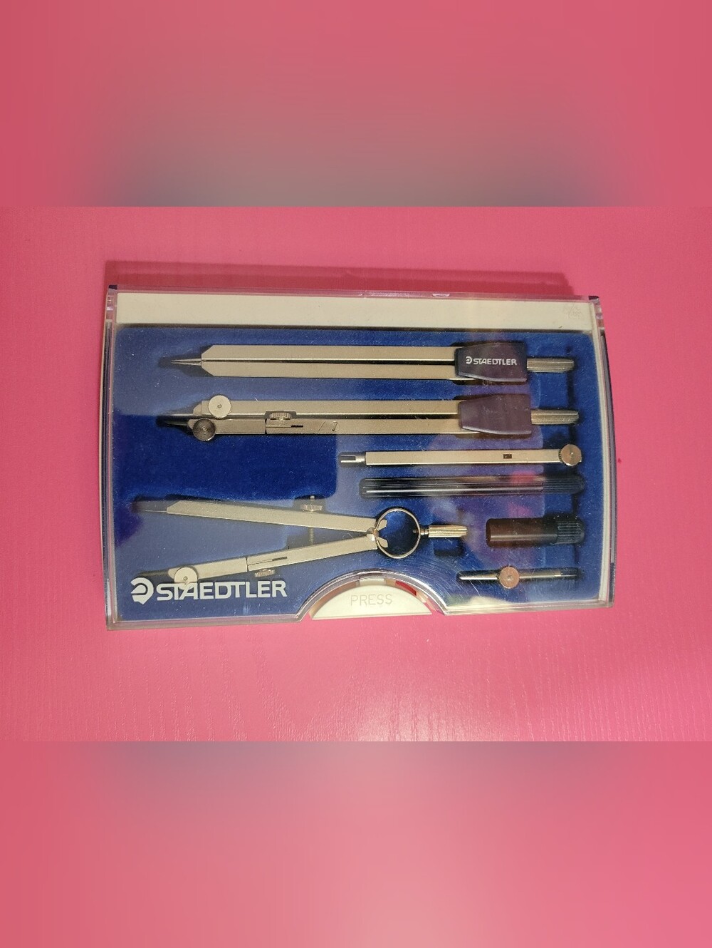 VTG Staedtler Arco 7 Piece Precision Drawing Compass Set Model 559 09 (1780)